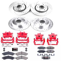 PowerStop Z23 Evolution Sport Brake Upgrade Kits with Calipers for 2005 9-7X - KC2062A