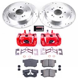 PowerStop Z23 Evolution Sport Brake Upgrade Kits with Calipers for 2007-2011 CR-V, 2010-2012 RDX - KC206B