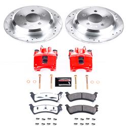 PowerStop Z36 Truck and Tow Brake Upgrade Kits with Calipers for 1995-1998 GRAND CHEROKEE - KC2131-36