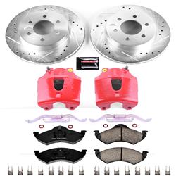 PowerStop Z23 Evolution Sport Brake Upgrade Kits with Calipers for 2000-2002 DAKOTA, DURANGO - KC2139