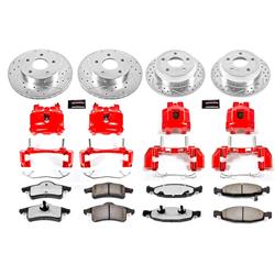 PowerStop Z36 Truck and Tow Brake Upgrade Kits with Calipers for 1999-2002 GRAND CHEROKEE - KC2148-36