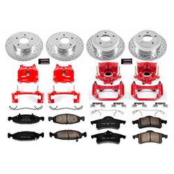 PowerStop Z23 Evolution Sport Brake Upgrade Kits with Calipers for 1999-2002 GRAND CHEROKEE - KC2148