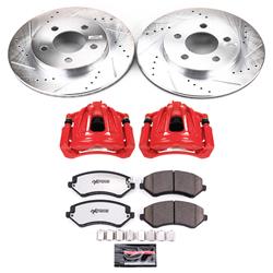 PowerStop Z36 Truck and Tow Brake Upgrade Kits with Calipers for 2002-2007 LIBERTY - KC2160-36