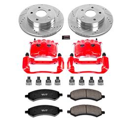 PowerStop Z23 Evolution Sport Brake Upgrade Kits with Calipers for 2006-2008 RAM 1500 - KC2163
