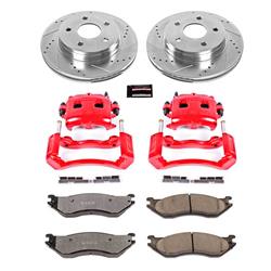 PowerStop Z36 Truck and Tow Brake Upgrade Kits with Calipers for 2002 RAM 1500 - KC2165-36