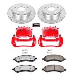 PowerStop Z36 Truck and Tow Brake Upgrade Kits with Calipers for 2005-2008 DAKOTA, 2006-2009 RAIDER - KC2193-36