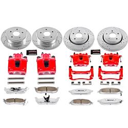 PowerStop Z26 Street Warrior Brake Upgrade Kits with Calipers for 2006-2010 COMMANDER, 2005-2010 GRAND CHEROKEE - KC2220-26