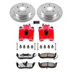 PowerStop Z36 Truck and Tow Brake Upgrade Kits with Calipers for 2006-2010 COMMANDER, 2005-2010 GRAND CHEROKEE - KC2221-36
