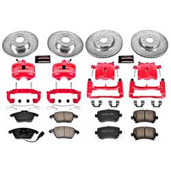 PowerStop Z23 Evolution Sport Brake Upgrade Kits with Calipers for 2009 A3, 2006-2009 A3 QUATTRO - KC2260B