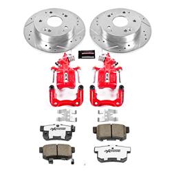 PowerStop Z26 Street Warrior Brake Upgrade Kits with Calipers for 1998-2002 ACCORD - KC2270-26