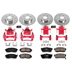 PowerStop Z23 Evolution Sport Brake Upgrade Kits with Calipers for 2000-2001 I30 - KC2281
