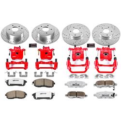 PowerStop Z26 Street Warrior Brake Upgrade Kits with Calipers for 2002-2006 ALTIMA - KC2283-26