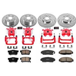 PowerStop Z23 Evolution Sport Brake Upgrade Kits with Calipers for 1999-2003 TL - KC2295