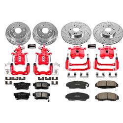 PowerStop Z23 Evolution Sport Brake Upgrade Kits with Calipers for 2001-2003 CL - KC2296