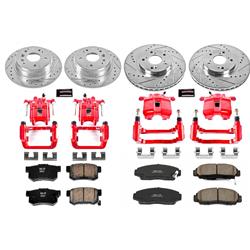PowerStop Z23 Evolution Sport Brake Upgrade Kits with Calipers for 2004-2008 TL - KC2298