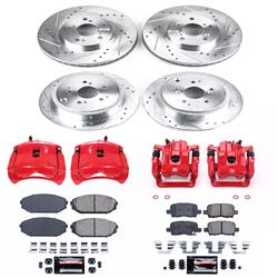 PowerStop Z23 Evolution Sport Brake Upgrade Kits with Calipers for 2001-2002 MDX - KC2300