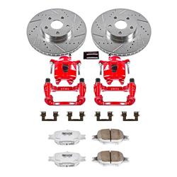 PowerStop Z26 Street Warrior Brake Upgrade Kits with Calipers for 2003-2005 CELICA, 2005-2010 TC - KC2313-26