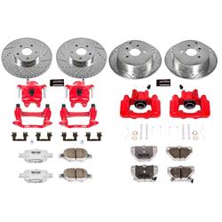PowerStop Z26 Street Warrior Brake Upgrade Kits with Calipers for 2000-2002 CELICA - KC2314-26