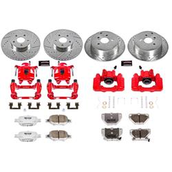 PowerStop Z26 Street Warrior Brake Upgrade Kits with Calipers for 2003-2005 CELICA - KC2314A-26