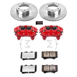 PowerStop Z36 Truck and Tow Brake Upgrade Kits with Calipers for 2001-2002 SEQUOIA, 2000-2002 TUNDRA - KC2323-36