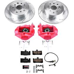 PowerStop Z23 Evolution Sport Brake Upgrade Kits with Calipers for 2001-2006 LS430 - KC2329