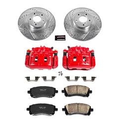 PowerStop Z23 Evolution Sport Brake Upgrade Kits with Calipers for 2002-2003 IMPREZA, 2001 LEGACY, 2001-2002 OUTBACK - KC2369
