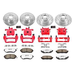 PowerStop Z26 Street Warrior Brake Upgrade Kits with Calipers for 2005-2006 9-2X, 2004-2008 FORESTER, 2003-2005 IMPREZA - KC2376-26