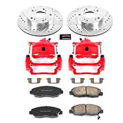 PowerStop Z23 Evolution Sport Brake Upgrade Kits with Calipers for 2006-2011 CIVIC - KC2384