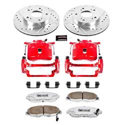 PowerStop Z26 Street Warrior Brake Upgrade Kits with Calipers for 2006-2011 CIVIC - KC2384A-26