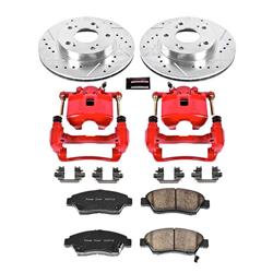 PowerStop Z23 Evolution Sport Brake Upgrade Kits with Calipers for 2004-2005 CIVIC, 2002-2006 RSX - KC2386