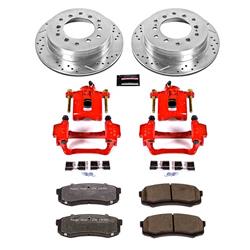 PowerStop Z36 Truck and Tow Brake Upgrade Kits with Calipers for 2003-2009 GX470, 2001-2007 SEQUOIA - KC2405-36