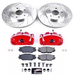 PowerStop Z23 Evolution Sport Brake Upgrade Kits with Calipers for 2006-2015 IS250 - KC2406