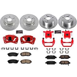 PowerStop Z23 Evolution Sport Brake Upgrade Kits with Calipers for 2010 ALTIMA - KC242