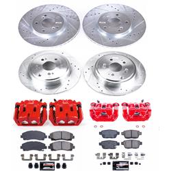 PowerStop Z23 Evolution Sport Brake Upgrade Kits with Calipers for 2006-2011 RIDGELINE - KC2430