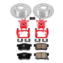 PowerStop Z23 Evolution Sport Brake Upgrade Kits with Calipers for 2003-2011 ELEMENT, 2004-2008 TL - KC2434