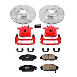 PowerStop Z23 Evolution Sport Brake Upgrade Kits with Calipers for 2006-2011 CIVIC, 2002-2006 RSX - KC2439
