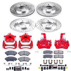PowerStop Z23 Evolution Sport Brake Upgrade Kits with Calipers for 2000-2005 BONNEVILLE, LESABRE - KC2556