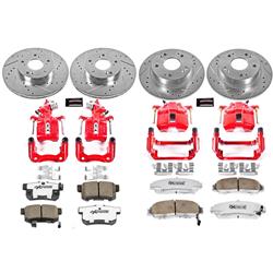 PowerStop Z26 Street Warrior Brake Upgrade Kits with Calipers for 2003-2007 ACCORD - KC2557-26