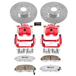 PowerStop Z26 Street Warrior Brake Upgrade Kits with Calipers for 2003-2007 ACCORD - KC2558-26