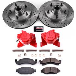 PowerStop Z23 Evolution Sport Brake Upgrade Kits with Calipers for 1986 E-150 ECONOLINE, E-150 ECONOLINE CLUB WAGON, F-150 - KC2578