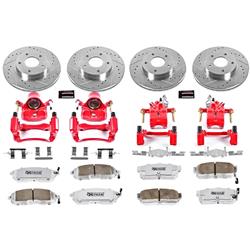 PowerStop Z26 Street Warrior Brake Upgrade Kits with Calipers for 2000-2001 MAXIMA - KC2704-26