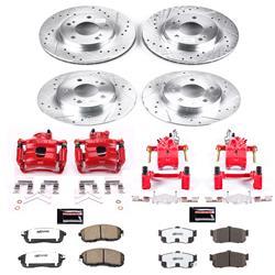 PowerStop Z26 Street Warrior Brake Upgrade Kits with Calipers for 1999 MAXIMA - KC2704A-26