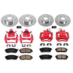 PowerStop Z23 Evolution Sport Brake Upgrade Kits with Calipers for 2001 MAXIMA - KC2705