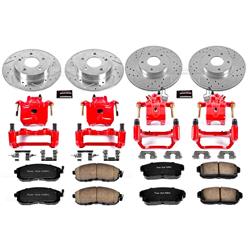 PowerStop Z23 Evolution Sport Brake Upgrade Kits with Calipers for 2002-2004 I35, 2002-2003 MAXIMA - KC2706