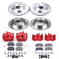 PowerStop Z23 Evolution Sport Brake Upgrade Kits with Calipers for 1997-1999 CAMRY, ES300, 1999 SOLARA - KC2713