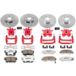 PowerStop Z26 Street Warrior Brake Upgrade Kits with Calipers for 1999-2001 RL - KC2715-26