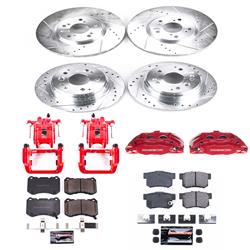 PowerStop Z23 Evolution Sport Brake Upgrade Kits with Calipers for 2004-2008 TL - KC2718