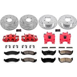 PowerStop Z23 Evolution Sport Brake Upgrade Kits with Calipers for 2006 MOUNTAINEER - KC2721