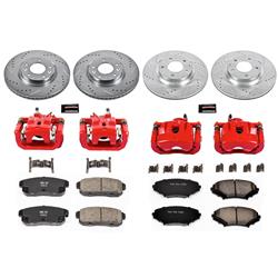 PowerStop Z23 Evolution Sport Brake Upgrade Kits with Calipers for 2004-2008 RX-8 - KC2725