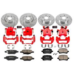 PowerStop Z23 Evolution Sport Brake Upgrade Kits with Calipers for 2007 COBALT, 2008 G5 - KC2731